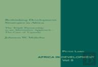 Rethinking Development Strategies In Africa