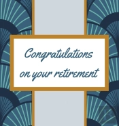 Retirement Guest Book With Lined Pages (Hardback)