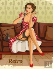 Retro Coloring Book For Grown-Ups 1