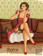 Retro Coloring Book For Grown-Ups 1