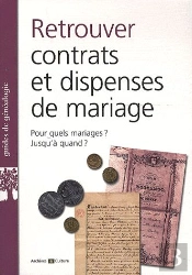 Retrouver Des Contrats Et Dispenses De Mariage