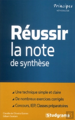 Bertrand.pt - Reussir La Note De Synthese 5 Edt
