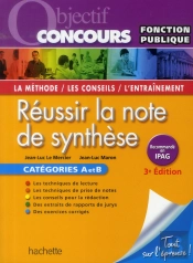 Réussir La Note De Synthèse ; Catégories A Et B