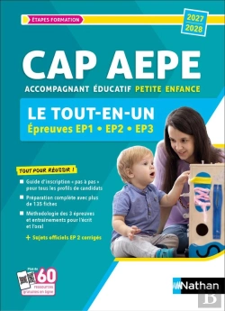 Bertrand.pt - Réussir Le Cap Aepe : Accompagnant Éducatif Petite Enfance ; Le Tout-En-Un (Édition 2027/2028)