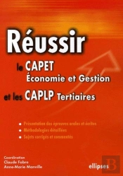 Réussir Le Capet Économie Et Gestion Et Les Caplp Tertiaires