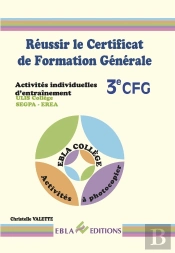 Réussir Le Certificat De Formation Générale Cfg ; Activités Individuelles D'Entrainement Ulis Collège