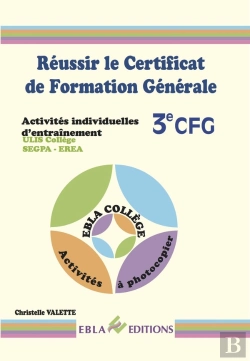 Bertrand.pt - Réussir Le Certificat De Formation Générale Cfg ; Activités Individuelles D'Entrainement Ulis Collège