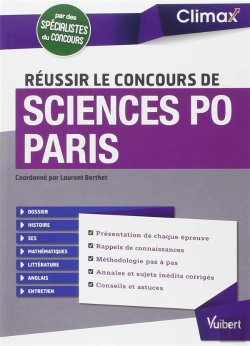Bertrand.pt - Réussir Le Concours De Sciences Po Paris