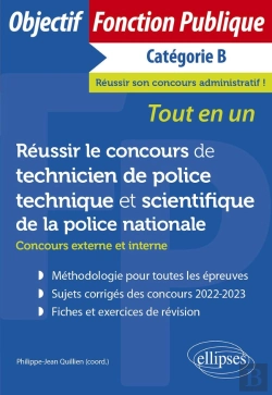 Bertrand.pt - Réussir Le Concours De Technicien De Police Technique Et Scientifique De La Police Nationale : Concours Externe Et Interne