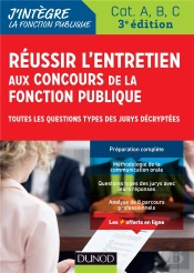 Réussir L'Entretien Aux Concours De La Fonction Publique 2018-2019