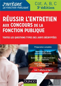 Bertrand.pt - Réussir L'Entretien Aux Concours De La Fonction Publique 2018-2019