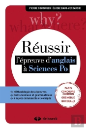 Réussir L'Épreuve D'Anglais Aux Concours De Science Po