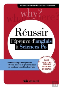 Bertrand.pt - Réussir L'Épreuve D'Anglais Aux Concours De Science Po