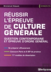Reussir L'Epreuve De Culture Generale A Sciences Po