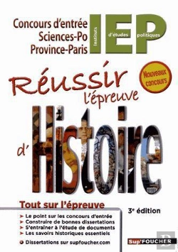 Bertrand.pt - Reussir L'Epreuve D'Histoire - Concours D'Entree En Iep Edition Enrichie 3e Edition
