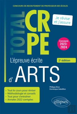 Bertrand.pt - Réussir L'Épreuve Écrite D'Arts - Crpe - Concours 2023-2024 - 2e Édition