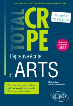Bertrand.pt - Réussir L'Épreuve Écrite D'Arts - Crpe - Nouveau Concours 2022