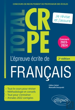 Bertrand.pt - Réussir L'Épreuve Écrite De Français - Crpe - Concours 2023-2024 - 2e Édition