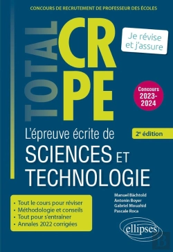 Bertrand.pt - Réussir L'Épreuve Ecrite De Sciences Et Technologie : Crpe ; Nouveau Concours (Édition 2022)