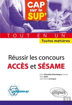 Bertrand.pt - Réussir Les Concours Accès Et Sésame ; Tout En Un, Toutes Matières