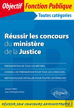 Bertrand.pt - Réussir Les Concours Du Ministère De La Justice