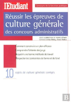 Bertrand.pt - Réussir Les Épreuves De Culture Générale Des Concours Administratifs