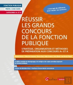 Bertrand.pt - Réussir Les Grands Concours De La Fonction Publique : Stratégie, Organisation Et Méthodes De Préparation Aux Concours A+ Et A
