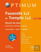Réussir Les Tests Aux Concours Passerelle 1&2 Et Tremplin 1&2 - 5e Édition