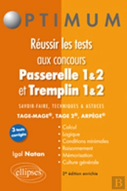 Bertrand.pt - Reussir Les Tests Aux Concours Passerelle 1&2 Tremplin 1&2 2eme Edition