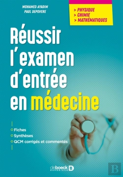 Bertrand.pt - Reussir L'Examen D'Entree En Sciences Medicales