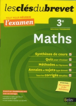 Bertrand.pt - Reussir L'Examen ; Mathematiques ; 3eme