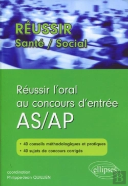 Bertrand.pt - Réussir L'Oral Au Concours D'Entrée As/Ap
