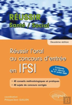 Bertrand.pt - Réussir L'Oral Au Concours D'Entrée En Ifsi (Nouveau Concours) - 2e Édition