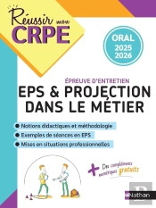 Réussir Mon Crpe : Eps & Projection Dans Le Métier ; Épreuve D'Entretien ; Oral (Édition 2025/2026)