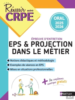 Bertrand.pt - Réussir Mon Crpe : Eps & Projection Dans Le Métier ; Épreuve D'Entretien ; Oral (Édition 2025/2026)