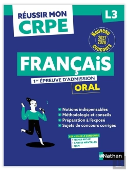 Bertrand.pt - Réussir Mon Crpe : Français ; L3 ; 1re Épreuve D'Admission ; Oral ; Tout-En-Un (Édition 2027/2028)