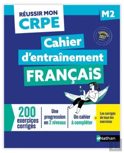 Bertrand.pt - Réussir Mon Crpe : Français ; M2 ; Cahier D'Entraînement (Édition 2027/2028)