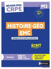 Réussir Mon Crpe : Histoire-Géo, Emc ; M2 ; Épreuve D'Application ; Écrit ; Annales (Édition 2027)