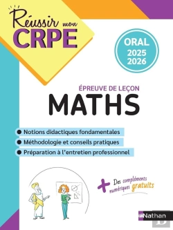 Bertrand.pt - Réussir Mon Crpe : Mathématiques ; Épreuve De Leçon ; Oral (Édition 2025/2026)