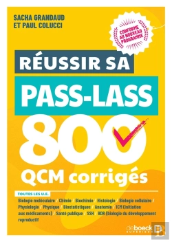 Bertrand.pt - Réussir Sa Pass Las - 880 Qcm Corrigés : Conforme Au Nouveau Programme