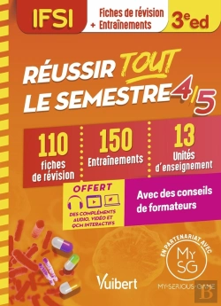 Bertrand.pt - Réussir Tout Le Semestre 4 Et 5 : Ifsi ; 110 Fiches De Révision, 150 Entraînements,13 Unités D'Enseignements