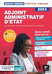 Réussite Concours : Adjoint Administratif D'Etat ; Catégorie C