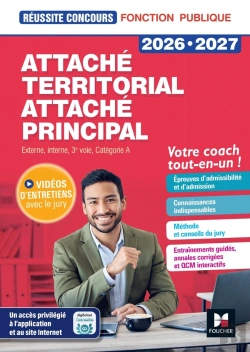 Bertrand.pt - Réussite Concours : Attaché Territorial, Attaché Principal ; Externe, Interne, 3e Voie, Catégorie A ; Préparation Complète (Édition 2026/2027)