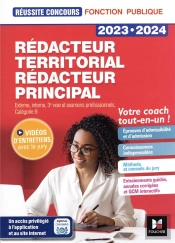 Reussite Concours - Redacteur Territorial/Principal - 2023-2024 - Preparation Complete