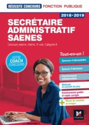 Reussite Concours - Secretaire Administratif-Saenes - Categorie B - 2018-2019 - Preparation Complete