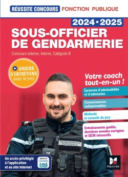 Bertrand.pt - Réussite Concours : Sous-Officier De Gendarmerie ; Préparation Complète (Édition 2024/2025)