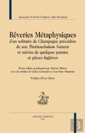 Reveries Metaphysiques D'Un Solitaire De Champagne