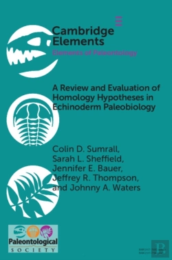 Bertrand.pt - Review And Evaluation Of Homology Hypotheses In Echinoderm Paleobiology