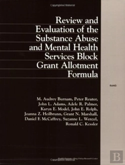 Bertrand.pt - Review And Evaluation Of The Substance Abuse And Mental Health Services Block Grant Allotment Formula