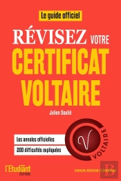 Révisez Votre Certificat Voltaire !